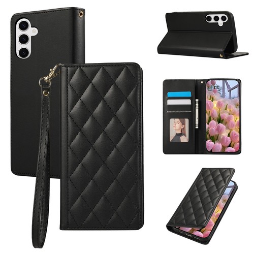 Leather flip wallet phone case - leather,