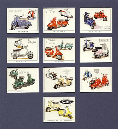 Collectors card set - collectors, depicting