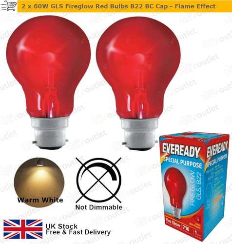 60w gls fireglow red - 60w,