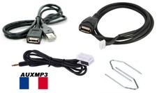Keys Cable USB Aux For Peugeot