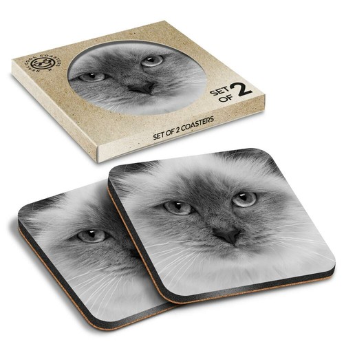 Boxed square coasters bw - 2,