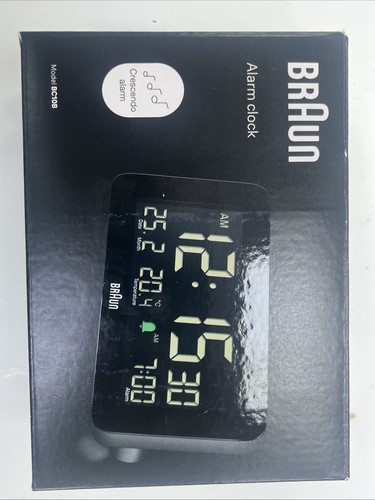 Braun bc10b alarm clock - braun,
