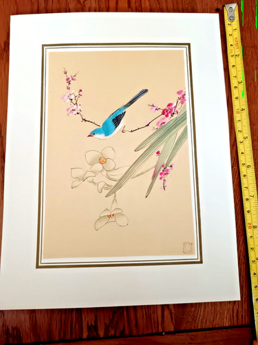 Vintage chinese silk painting - chinese,
