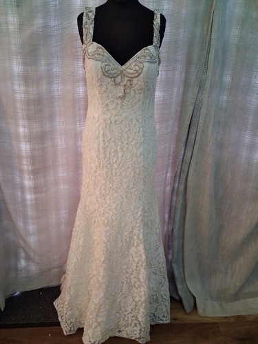 Wedding dress size ivory - dress,