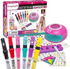 Nail Art Kit for Girls: Kids Nail Polish Set for Girls Toys Ages 8-12 Birthday