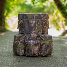 Nitehawk Camouflage Hunting/Shooting Backpack Bucket Swivel Seat with 5 Pockets