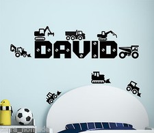 Personalised Name Boys Wall