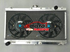 ALUMINIUM RADIATOR RAD + FANS