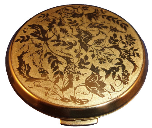 Vintage gold metal tone - metal,