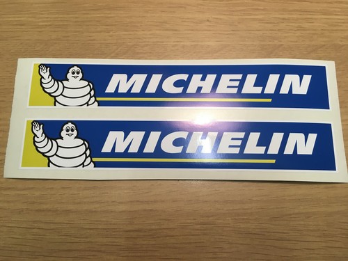 Michelin logo stickers - x2,