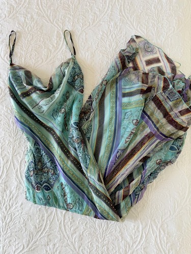 Rene derhy turquoise paisley - rene,