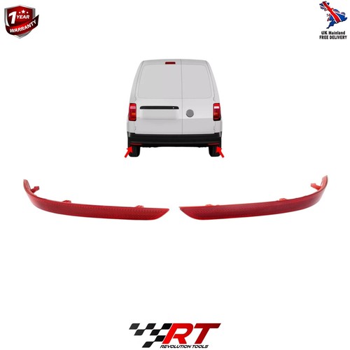 Rear bumper reflector - bumper, left