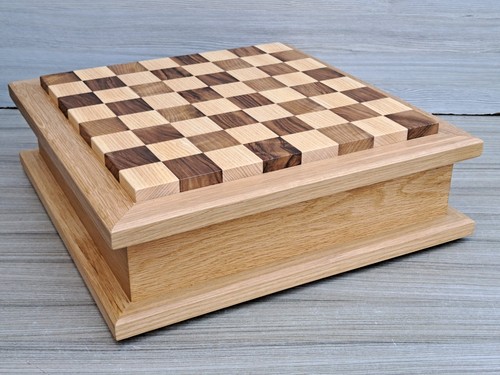Wooden handmade chess board - wooden,