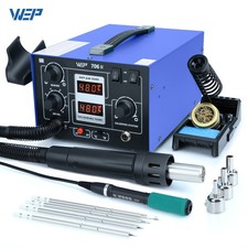 670W 2in1 Digital Soldering iron Station with Hot Air Gun T12 Heating Elements