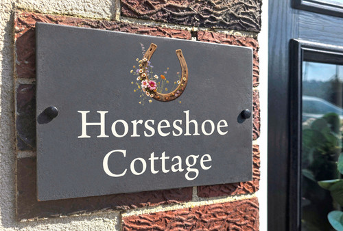 Elegant horseshoe with - elegant,