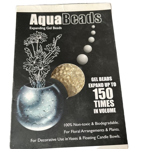 Aqua expanding water beads - aqua,