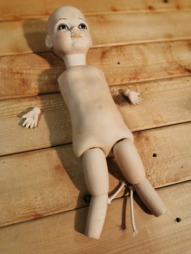 Vintage bisque poupee - vintage,