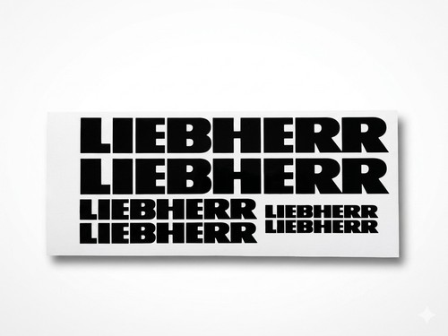 Liebherr decal sticker set - decal,