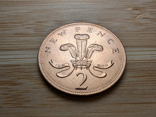 1971 two pence - pence, coin