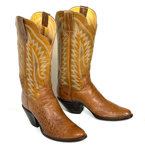 Paul bond brown smooth ostrich - smooth,