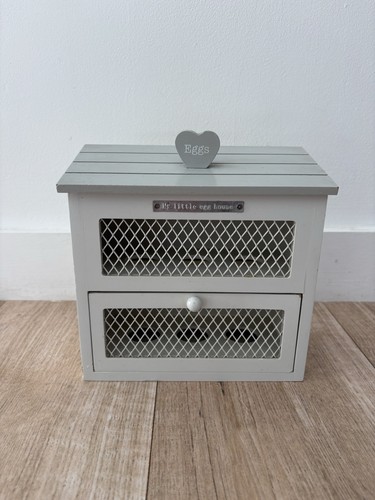 Shabby chic wooden egg - shabby, house