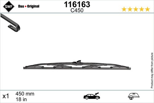 Wiper blade swf - wiper, 116163