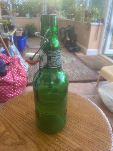 Empty grolsch pilsner - grolsch,