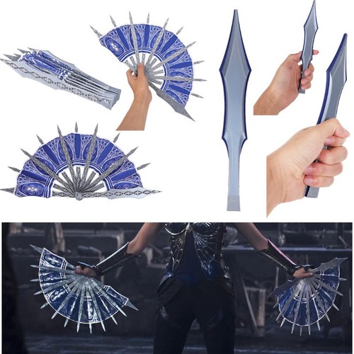 Kitana cosplay hand fan - kitana,