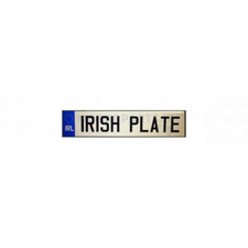 SINGLE STANDARD NUMBER PLATE / NCT Legal Compliant Car Vehicle