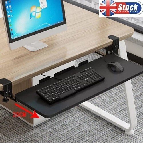 Keyboard tray under desk pull - under,