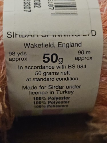 Sirdar funky fur 250g - sirdar,