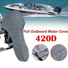 Outboard Motor Full Cover Waterproof Dustproof Boat & Engine Rain Protection UK