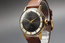 [Exc+5] Vintage Seiko Skyliner Diashock 16001E Black Dial Manual Men's Watch