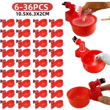 6x Automatic Chicken Water Cup