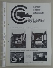 Brochure Talbot City Van with Bimobil Interior