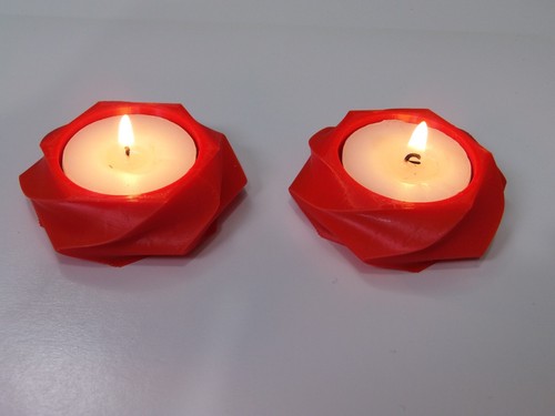 Beautiful red tea light - beautiful,