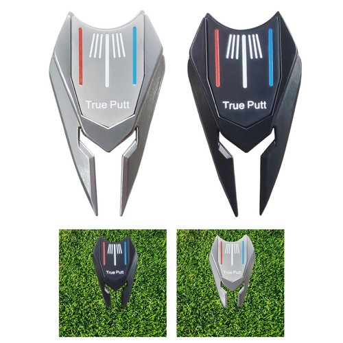 Golf divot repair - fork, line