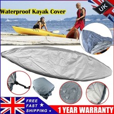 Pedal Boats Canoe Boat Kayak Waterproof UV Resistant Dust Storage Cover Grey
