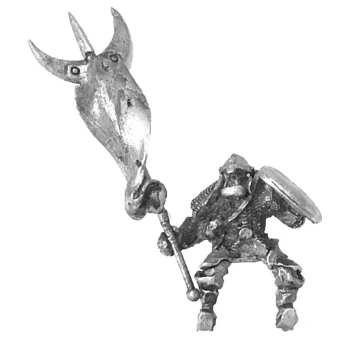 Orc wolf rider standard - orc, bearer