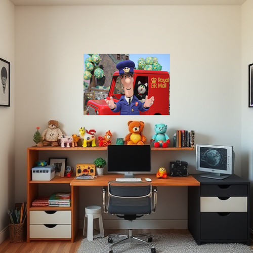 Postman pat wall sticker - postman,