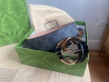 Gucci ladies thin leather belt