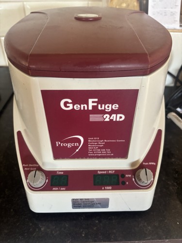 Progen genfuge 24d - 24d, lab