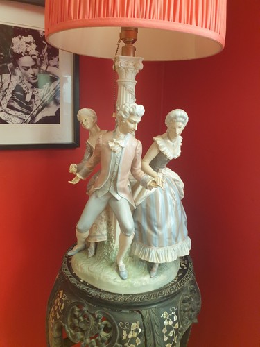 Lladro lamp and - lladro,
