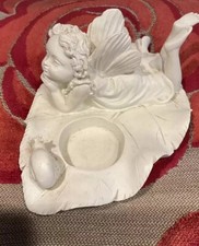 FAIRY ANGEL CHERUB TEA LIGHT HOLDER SHABBY CHIC RETRO BROCANTE