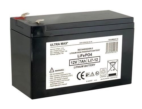 Ultramax 12v 7ah ion - 12v,