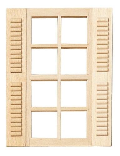 Dolls house pane window - pane, with