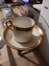 19th Century Cauldon China England Est 1774 Demitasse Cup & Saucer