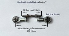 M8 RH & LH Thread Stud Rose Joint Rod End Tie Track Gear Link Dunlop™ Joints