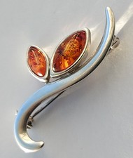 Baltic Amber Sterling Silver
