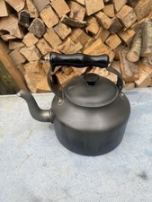 Vintage Castle Brand Anodised Kettle Camping Hob Camp Fire Aga 6pt